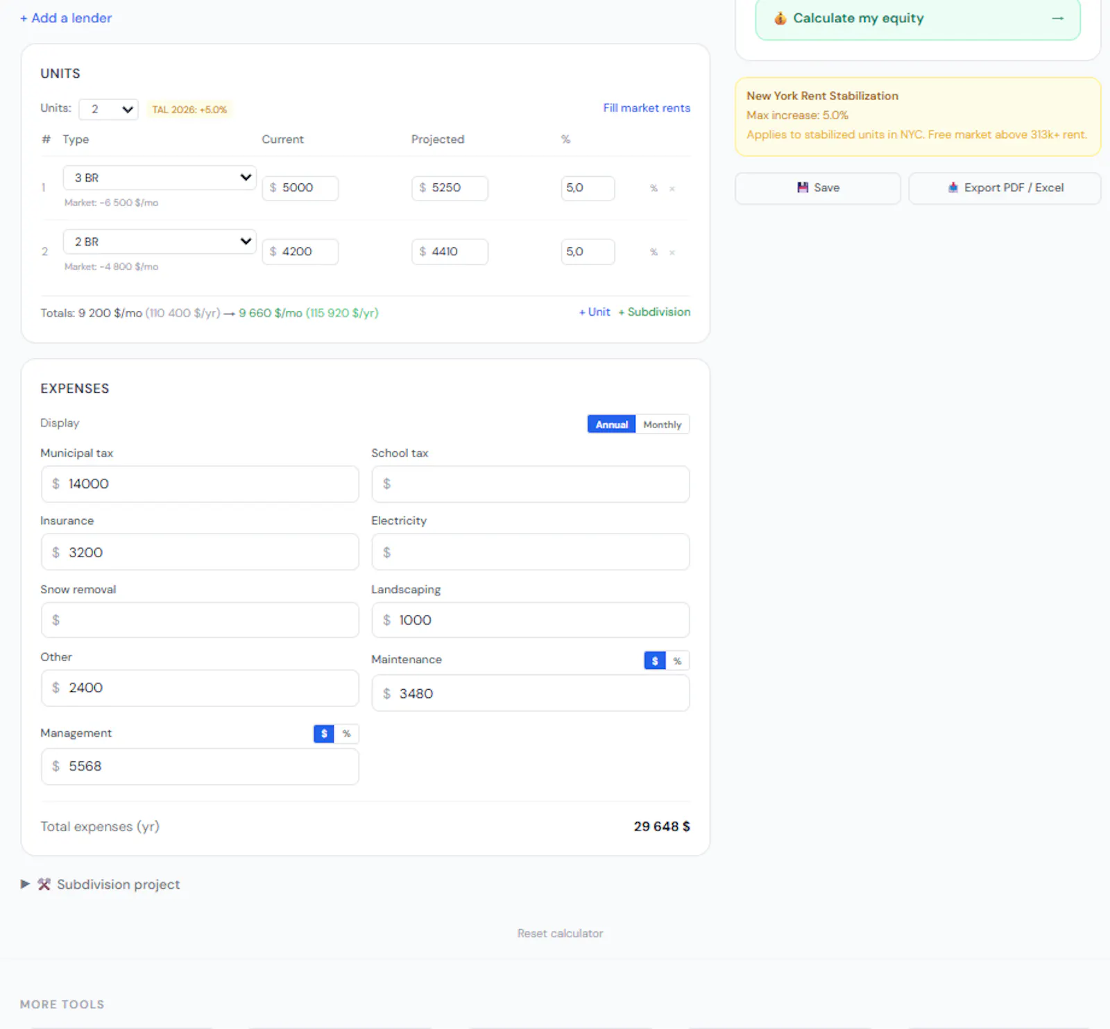 Rental ROI Calculator screenshot 3