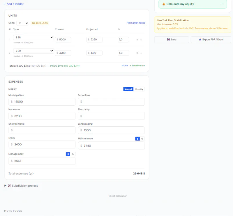 Rental ROI Calculator screenshot 3