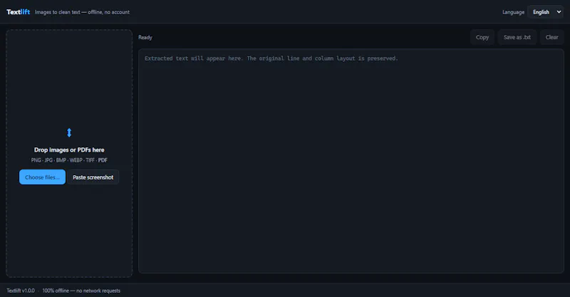 Textlift screenshot 1