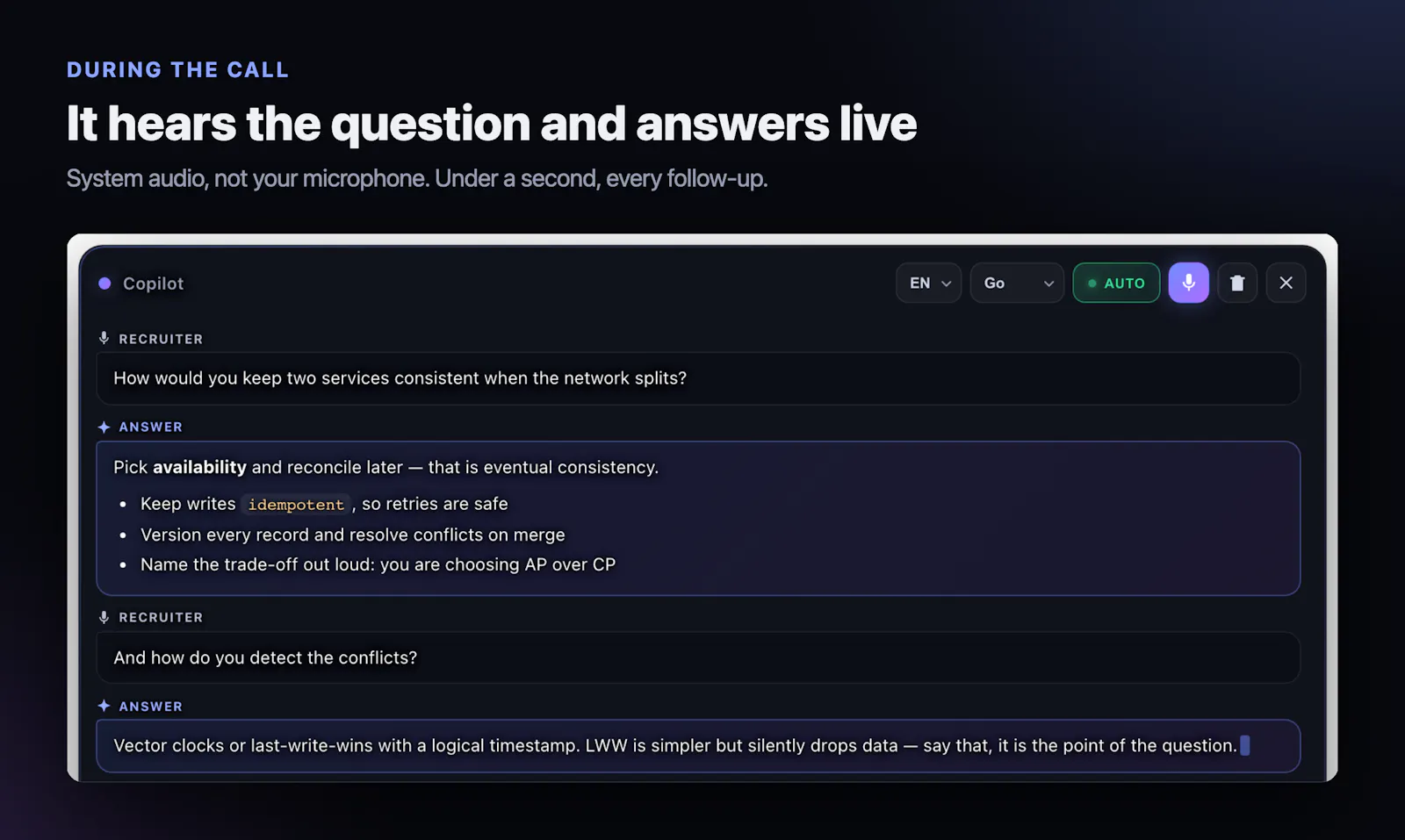 Interview Copilot screenshot 3