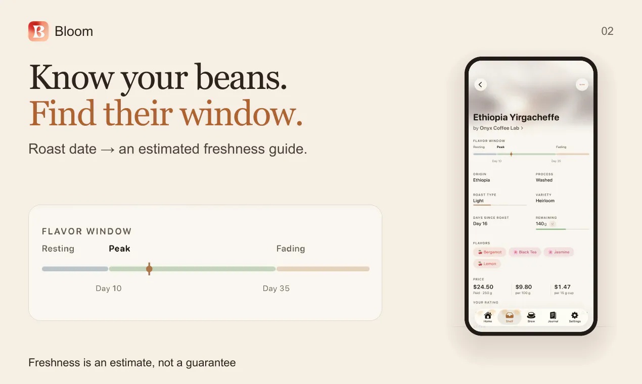 Bloom — Coffee Timer & Journal screenshot 4