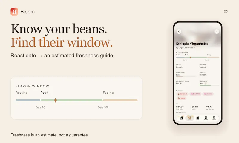 Bloom — Coffee Timer & Journal screenshot 4
