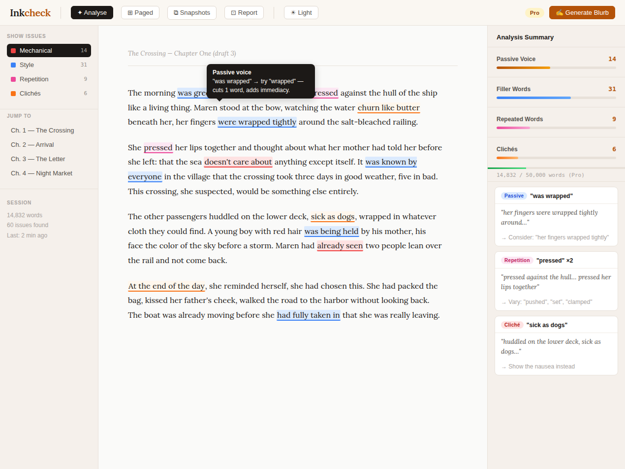 InkCheck - Screenshot 4 showing product features and functionality