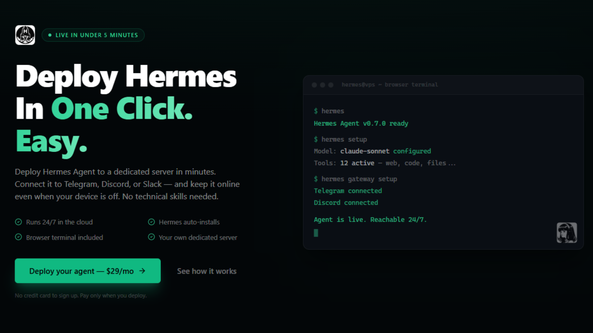 DeployHermesAgent gallery image