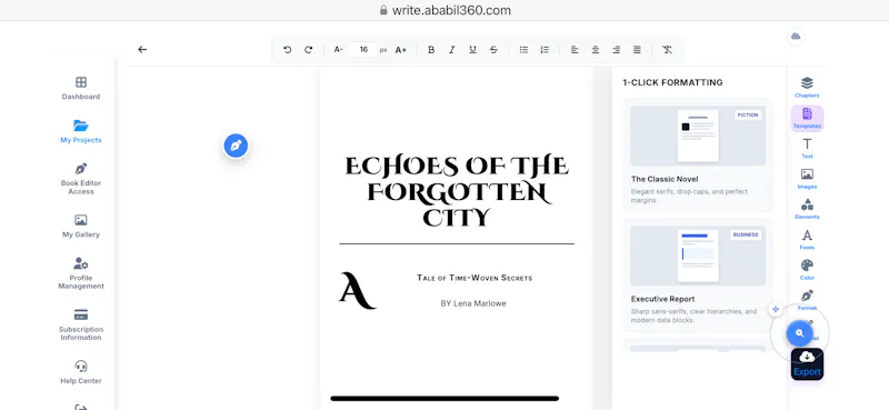 Write Ababil 360 screenshot 2