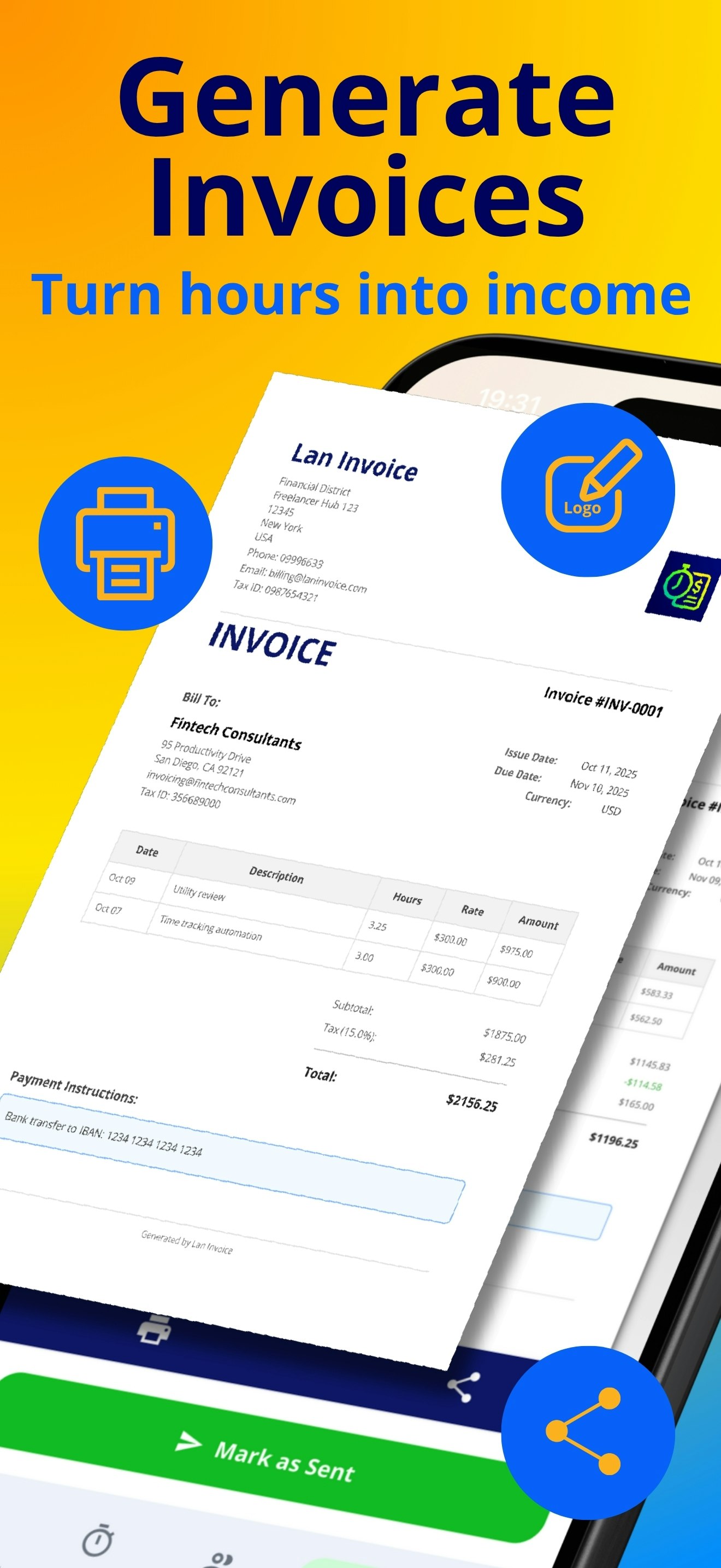 Lan Invoice gallery image