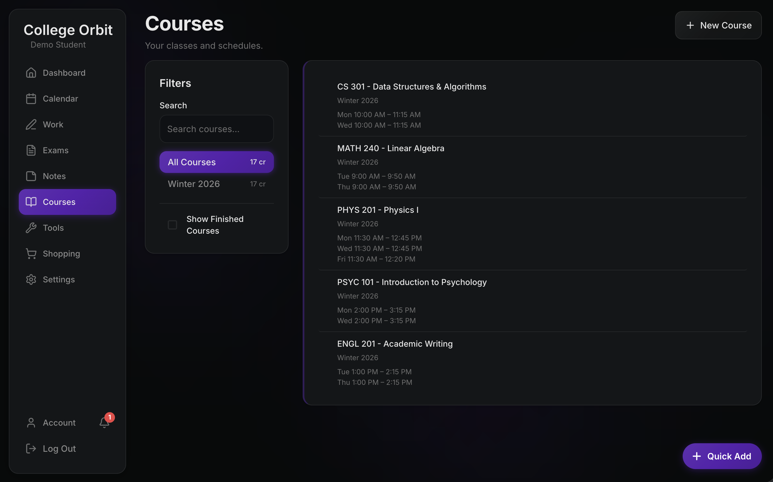 College Orbit gallery image