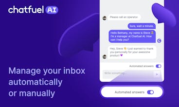 Chatfuel AI gallery image