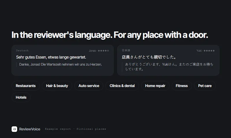 ReviewVoice screenshot 4