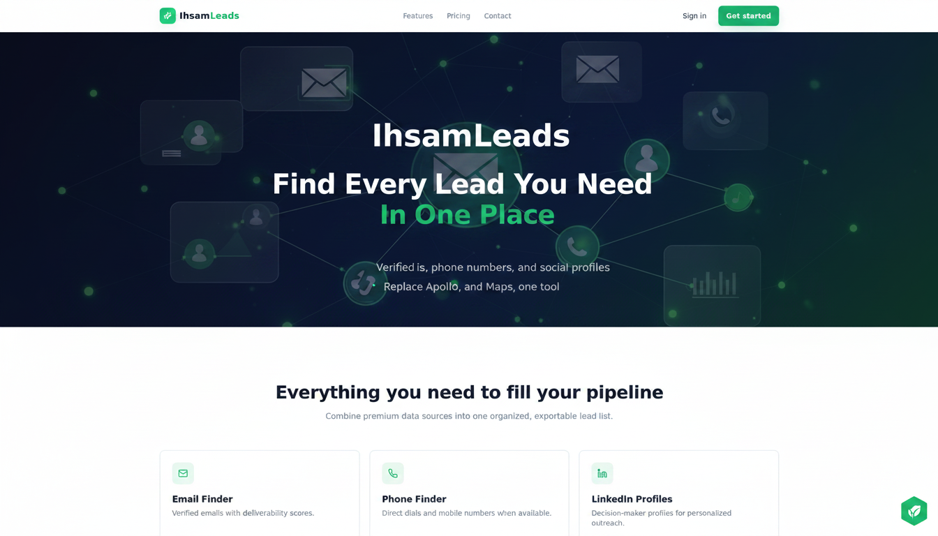 IhsamLeads  Find Every Lead In One Place gallery image