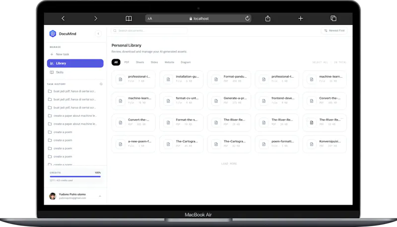 DocuMind screenshot 2