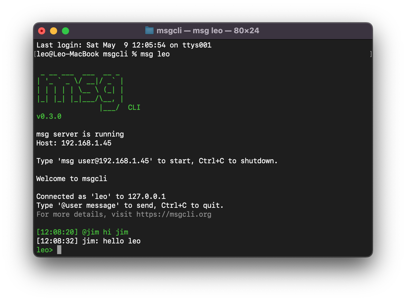 Msg CLI gallery image