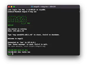 Msg CLI gallery image