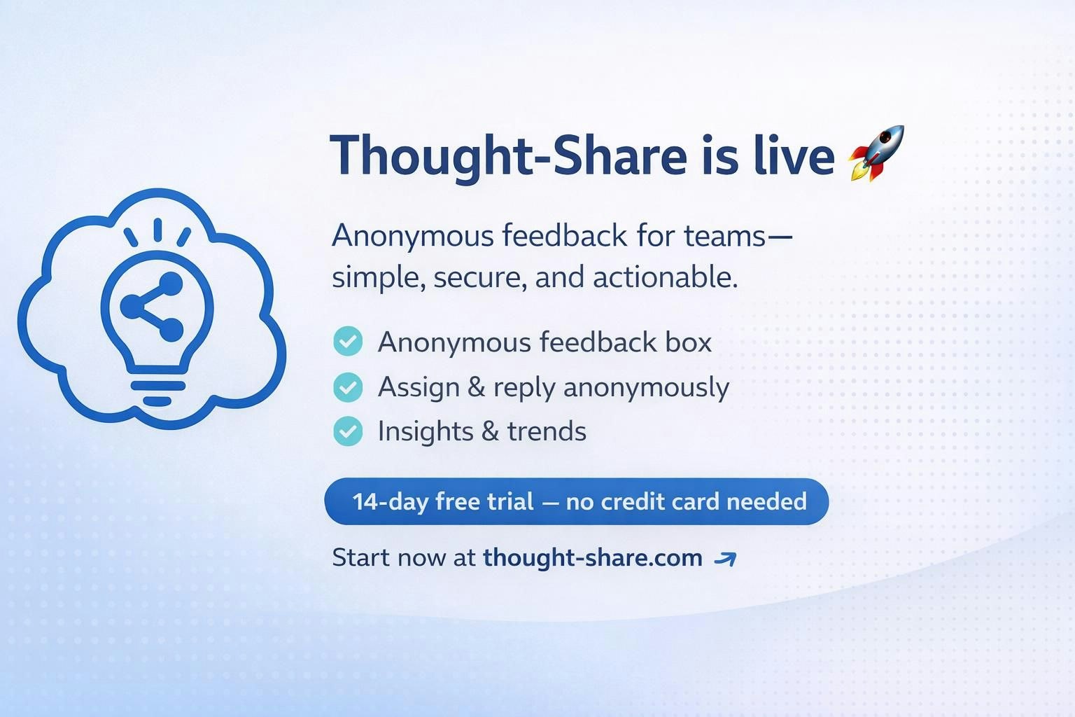 Thought-Share - Main product screenshot demonstrating key features and user interface
