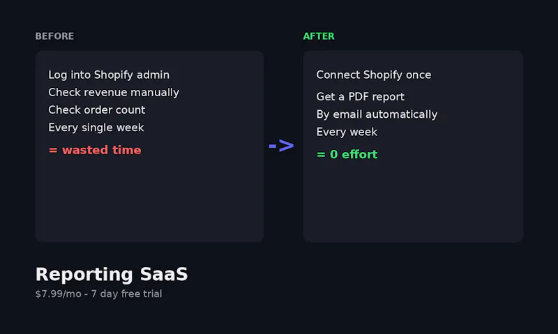 Reporting SaaS screenshot 2