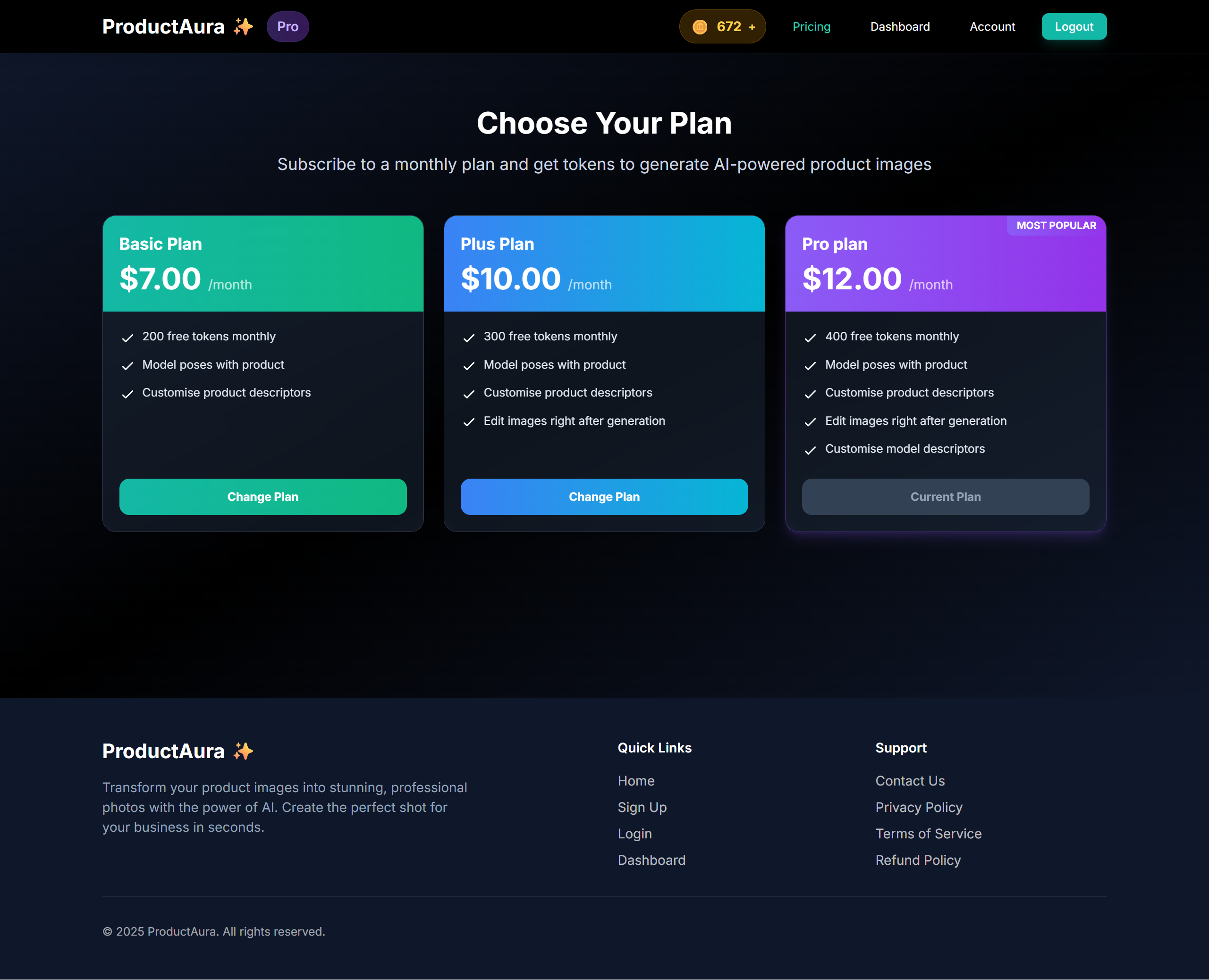 productaura - Screenshot 3 showing product features and functionality