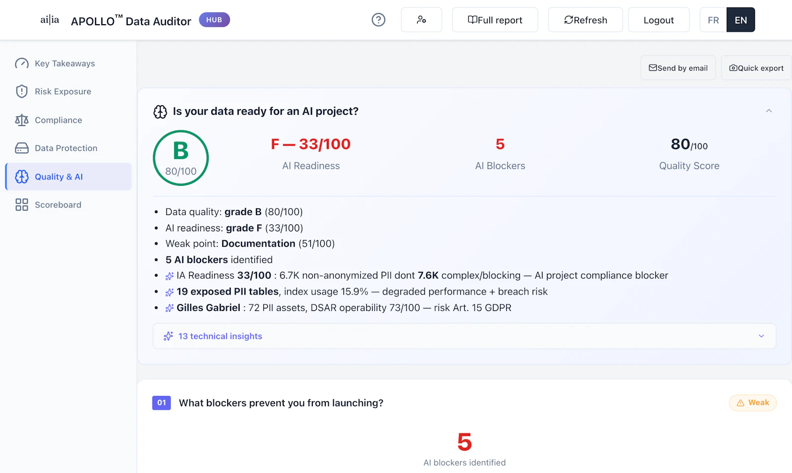APOLLO Data Auditor screenshot 4