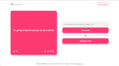 AI Pickup Lines Generator gallery image