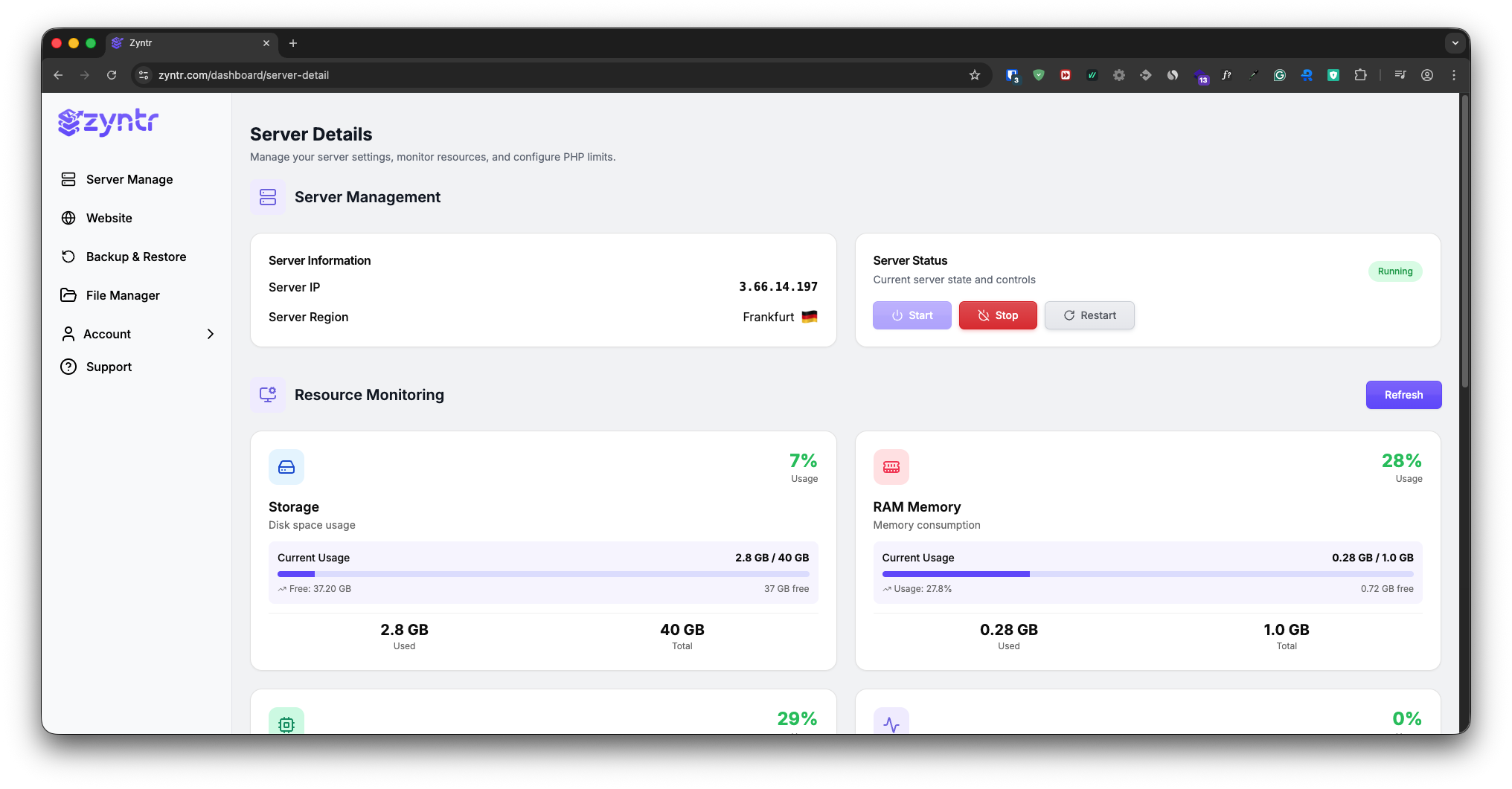 Zyntr - Screenshot 4 showing product features and functionality