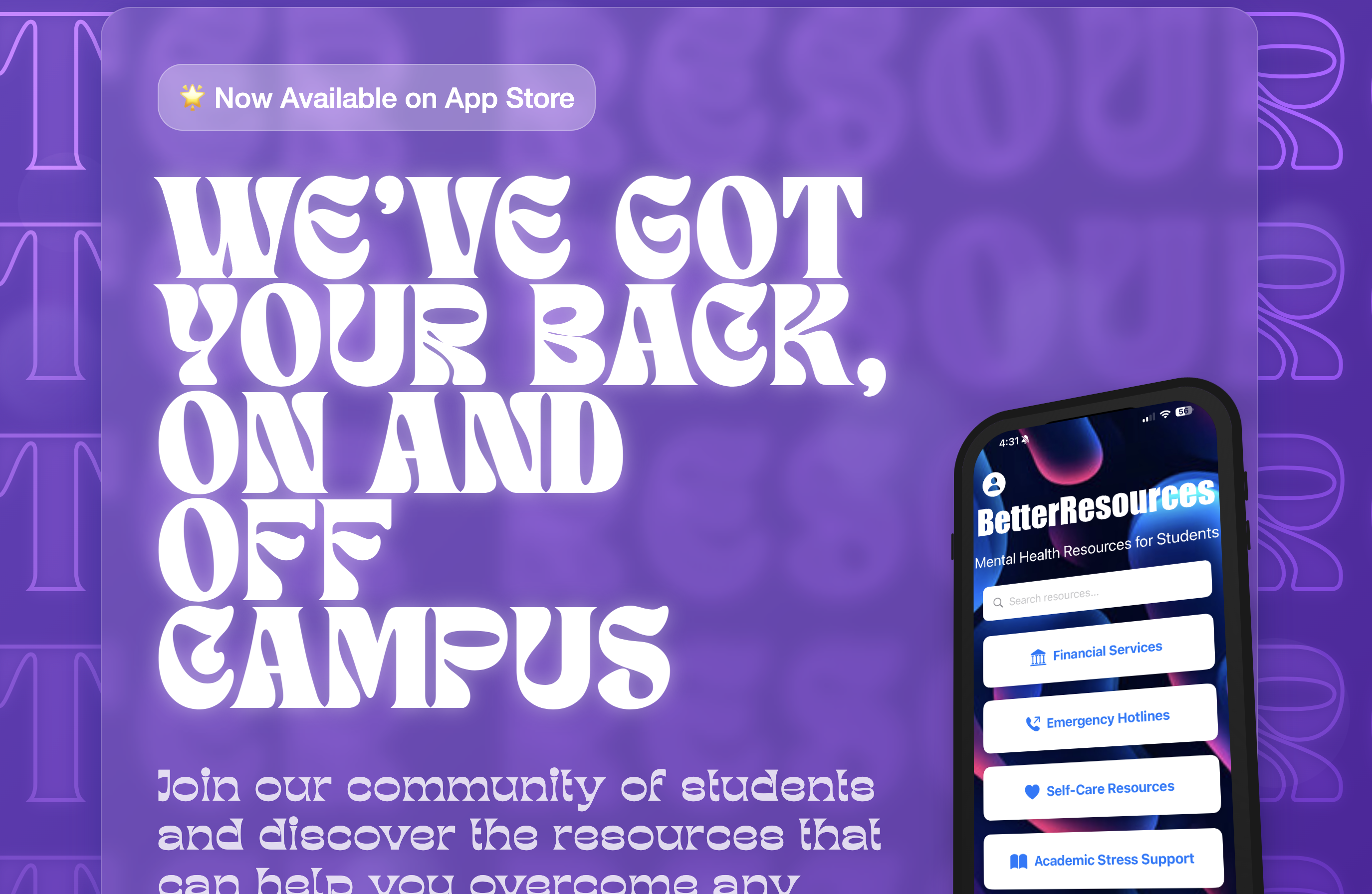 Média Better Resources - Application de ressources pour les étudiants universitaires 4
