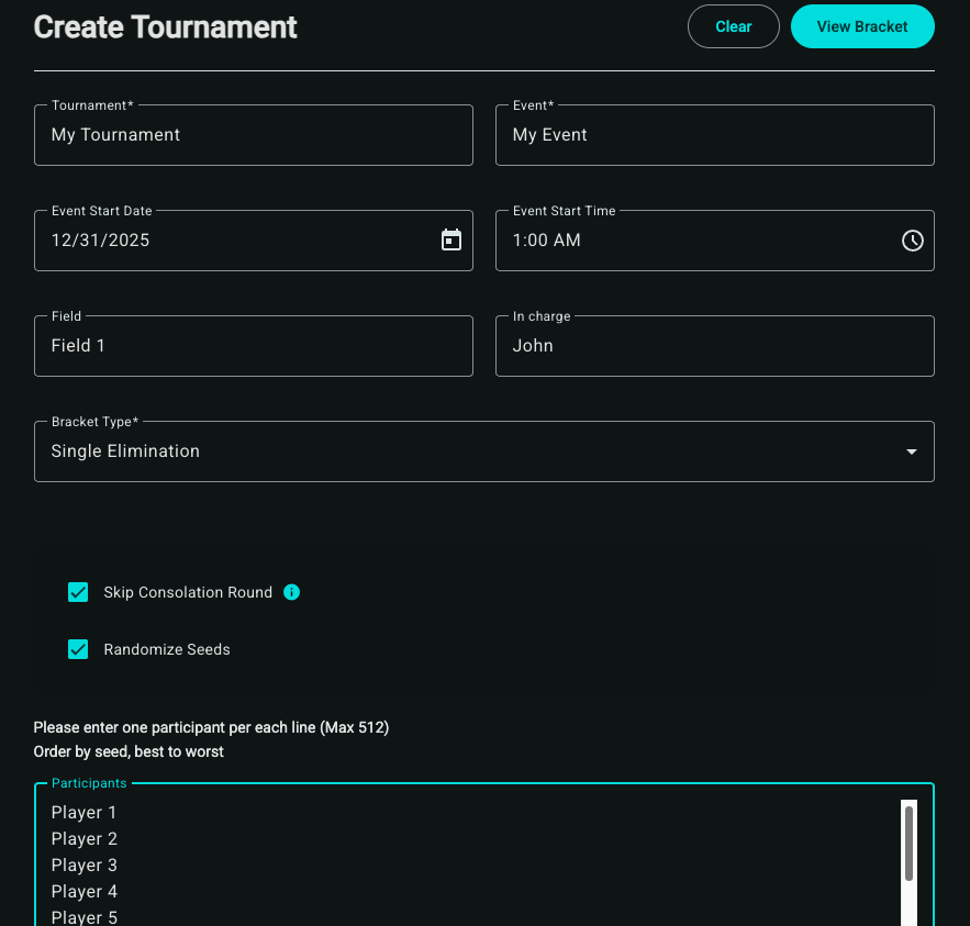 Bracket Builder gallery image