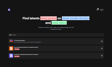 Dark Mode Websites gallery image