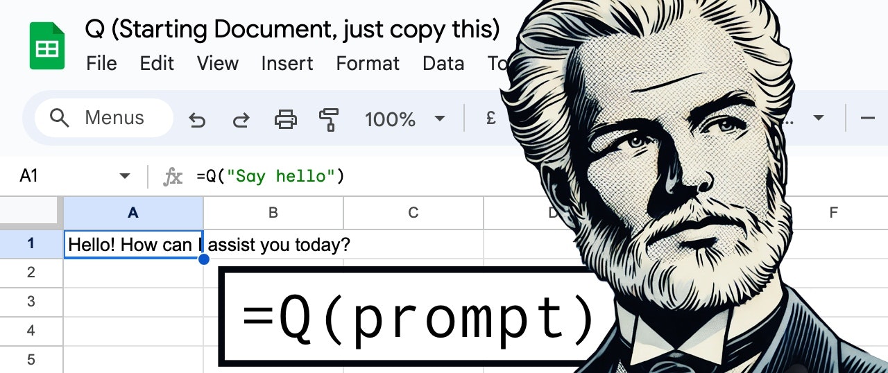 Q - Функция ИИ для Google Sheets ™ медиа 4
