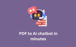 PDF to Chatbot media 1