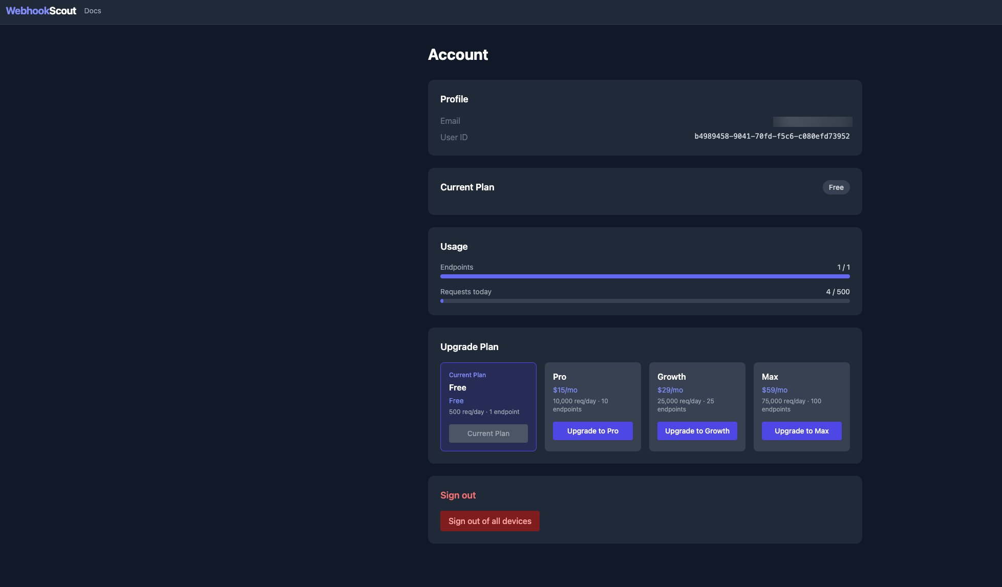 WebhookScout gallery image