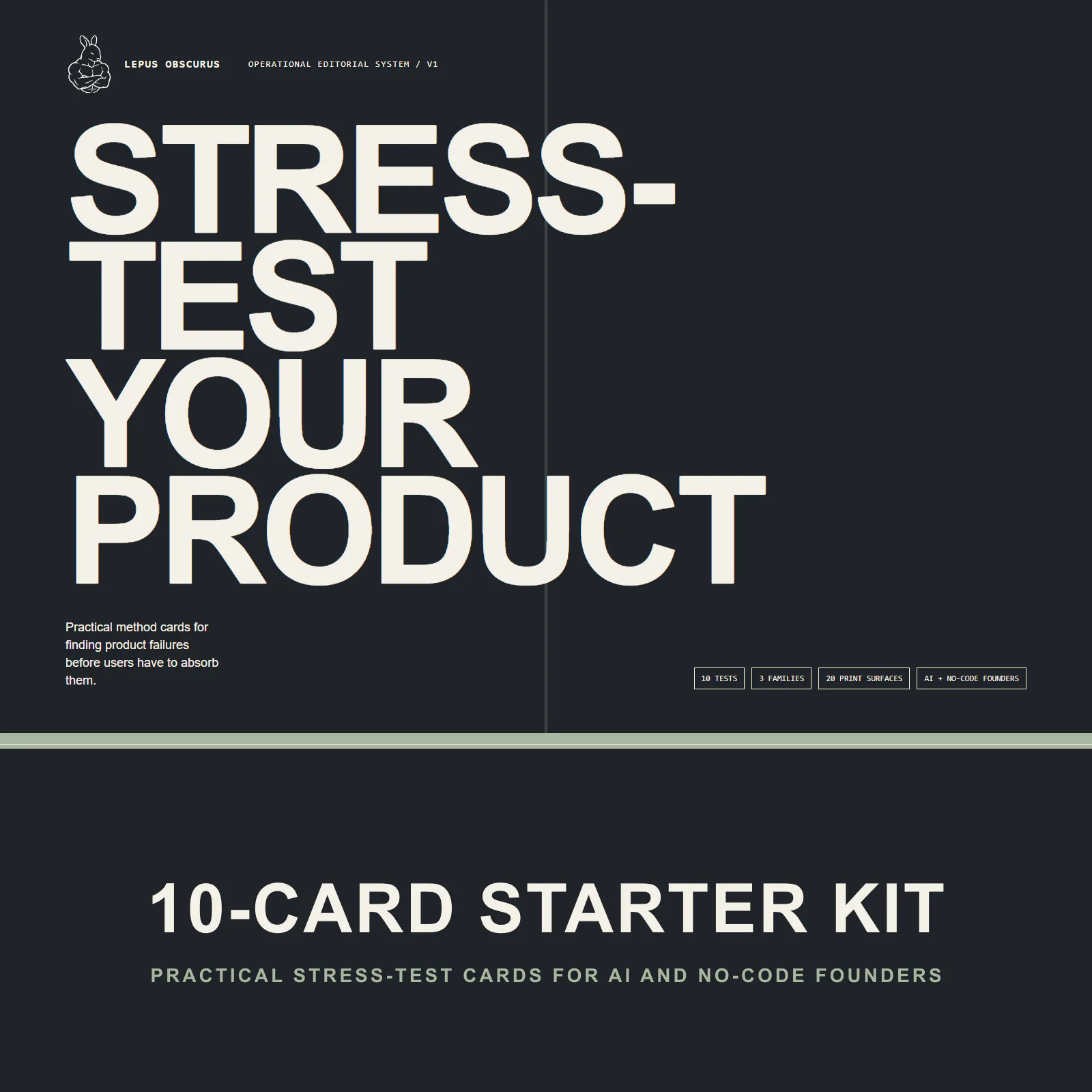 Stress-Test Your Product 제품 배너