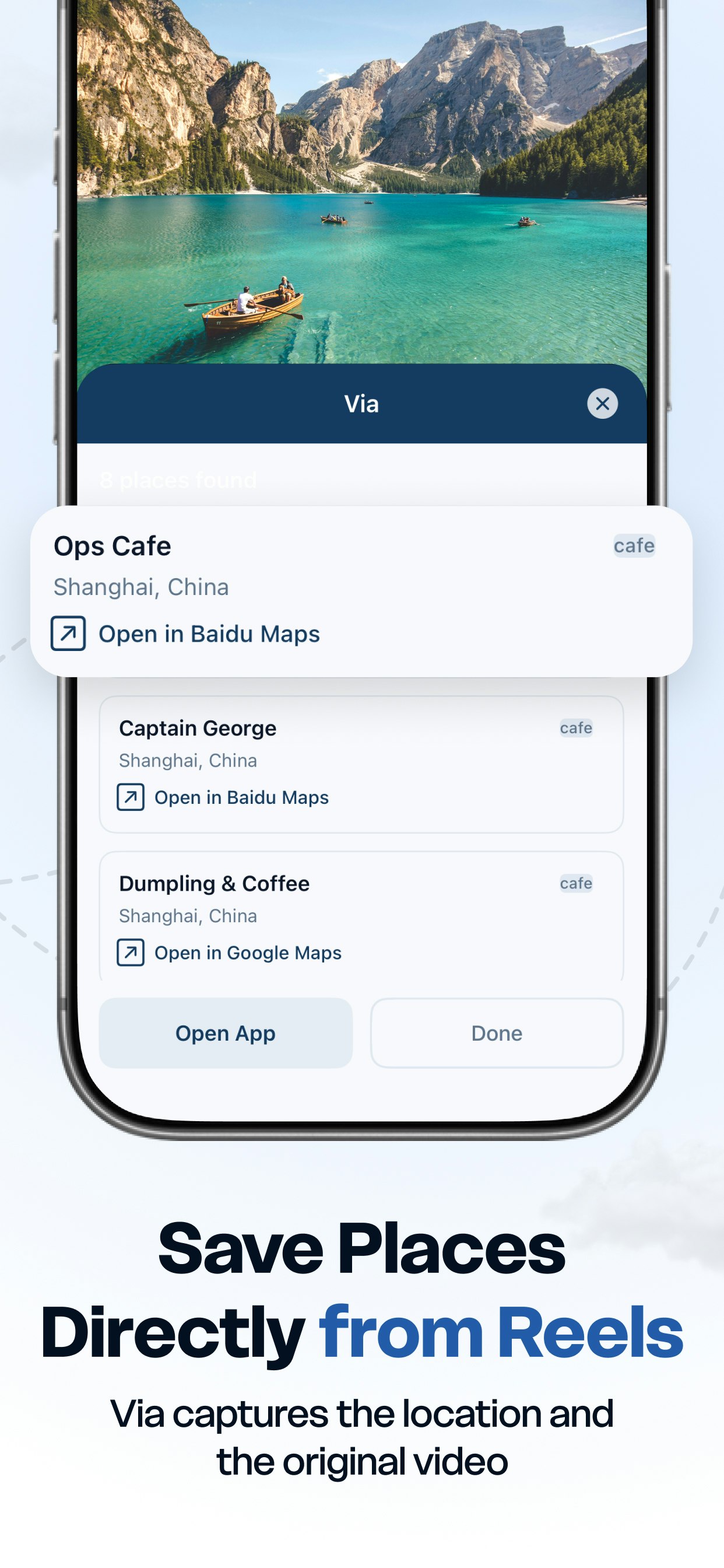 Via - Screenshot 3 showing product features and functionality