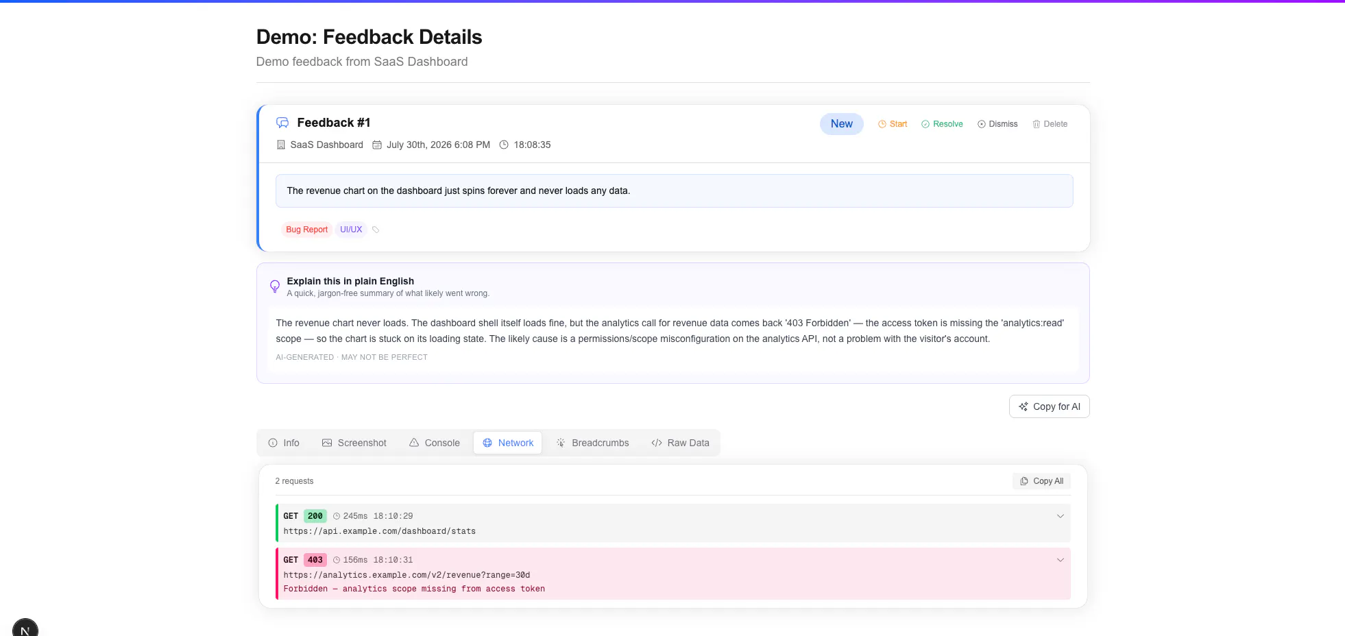 Miniback screenshot