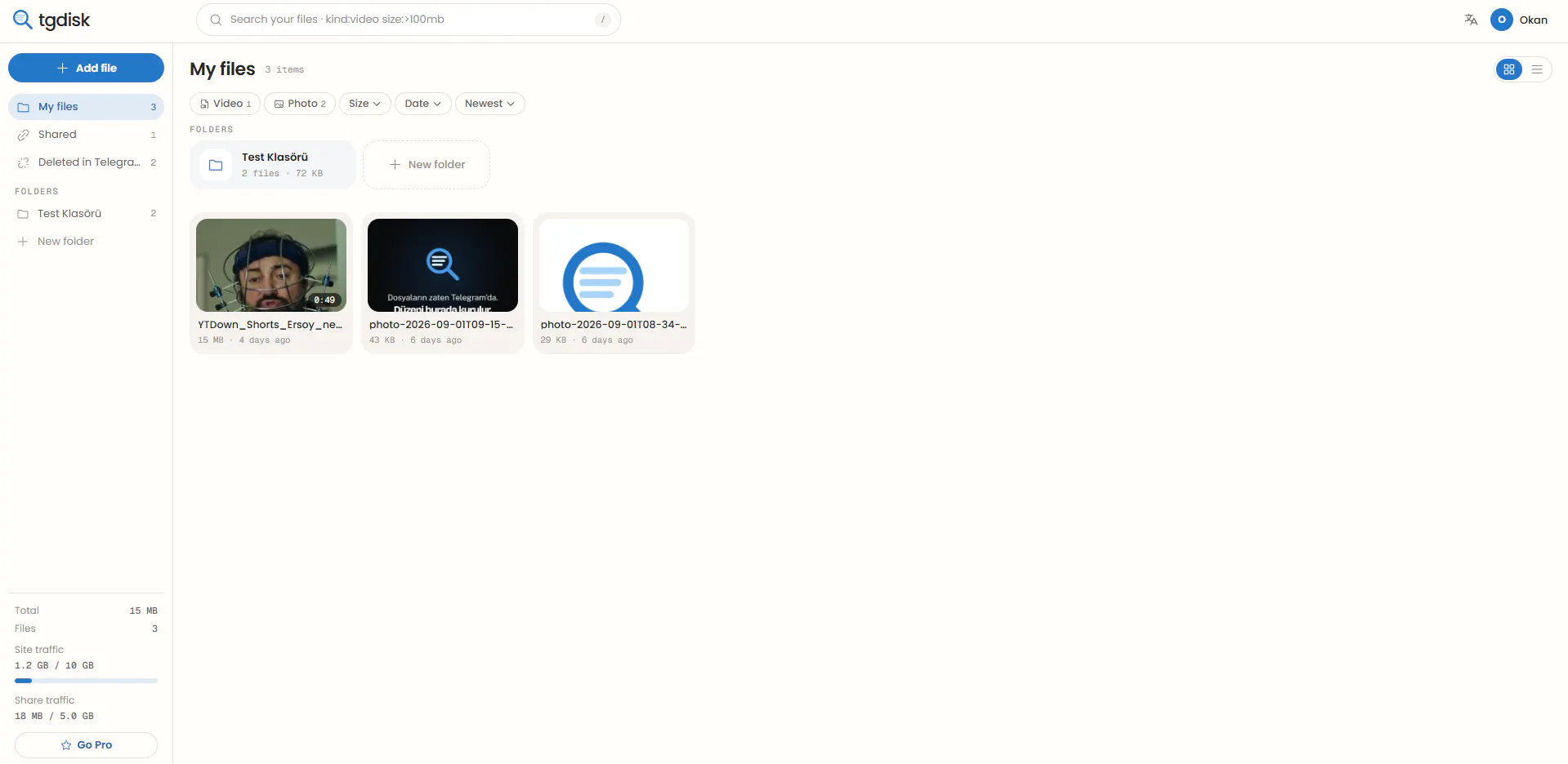 TGDisk screenshot