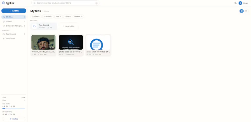 TGDisk screenshot 2
