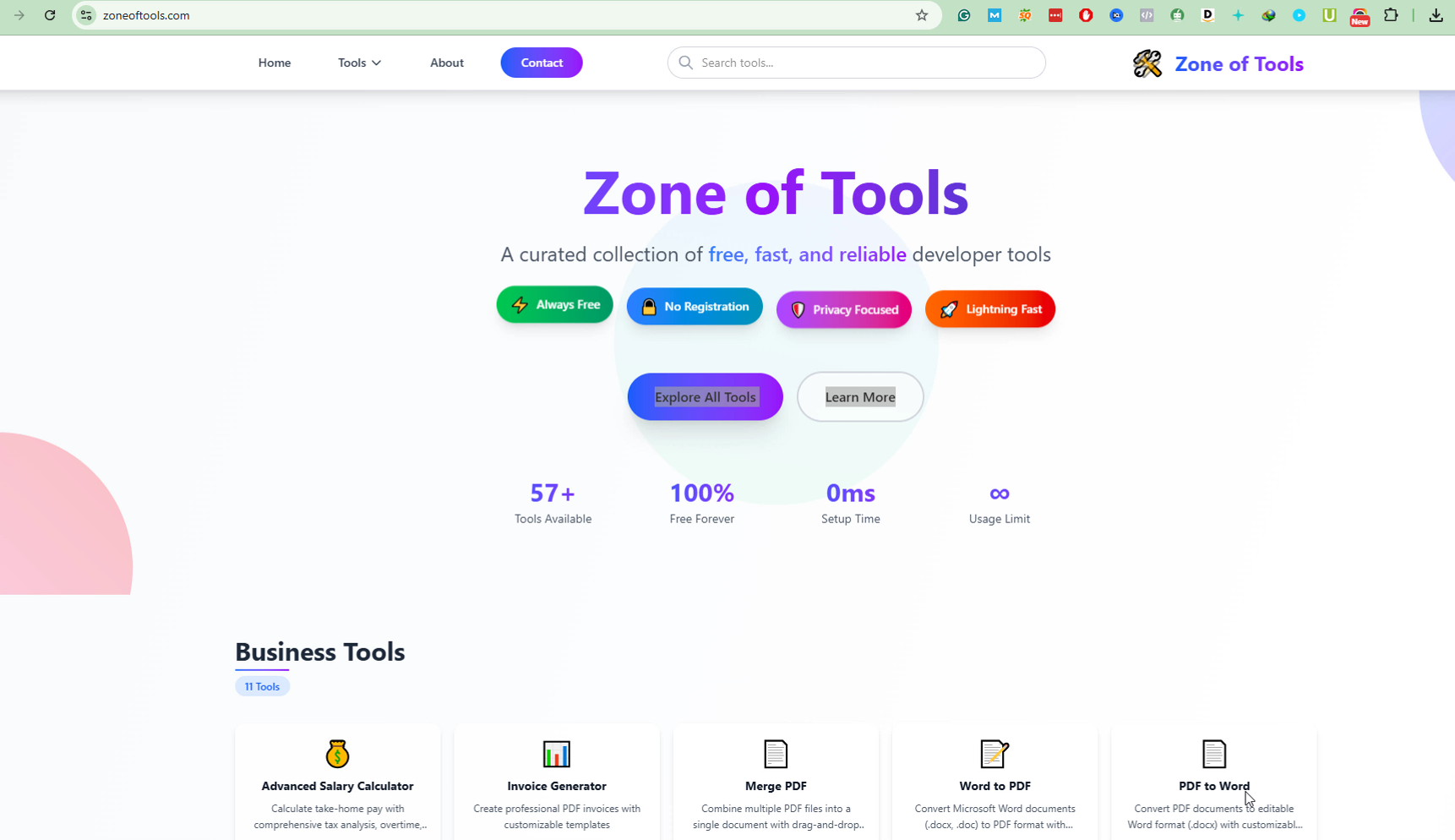 Advanced Salary Calculator - Main product screenshot demonstrating key features and user interface