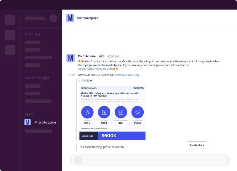تطبيق MicroAcquire لركود media 1