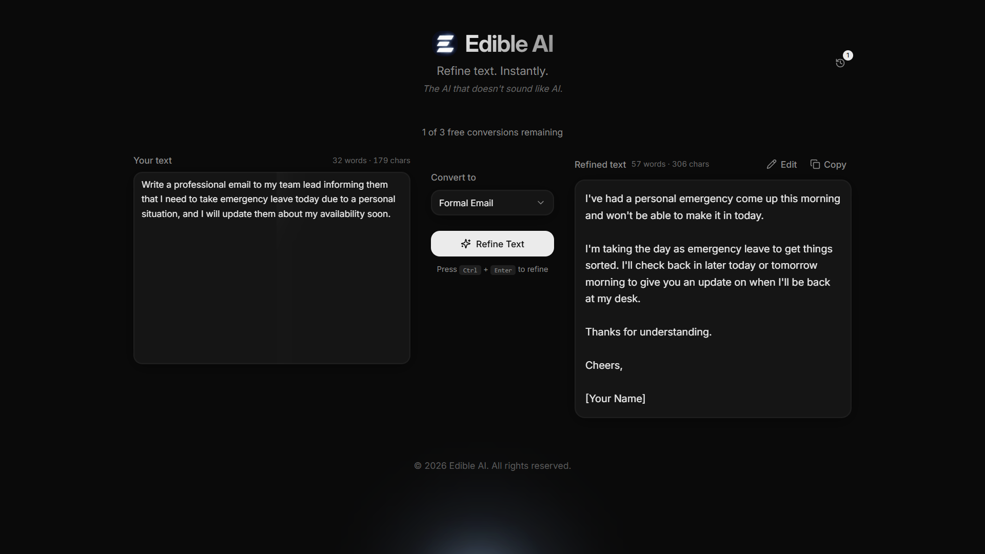 Edible AI gallery image