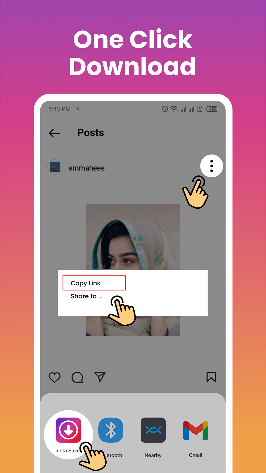 Instagram Media Downloader - 🚀📱💥 Download Instagram -video's, foto's, rollen, IGTV media 3