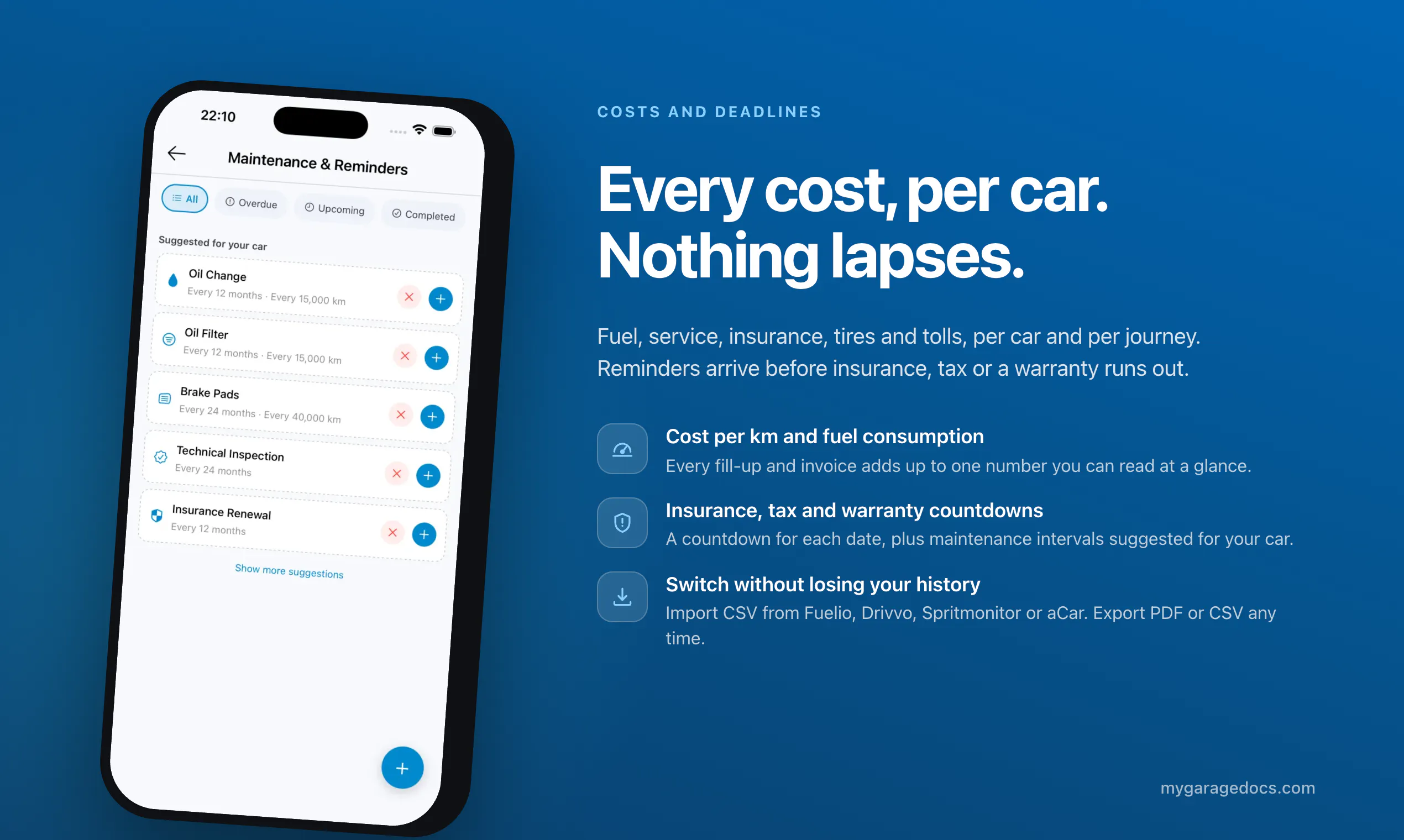 MyGarage: Car Documents & Log gallery image