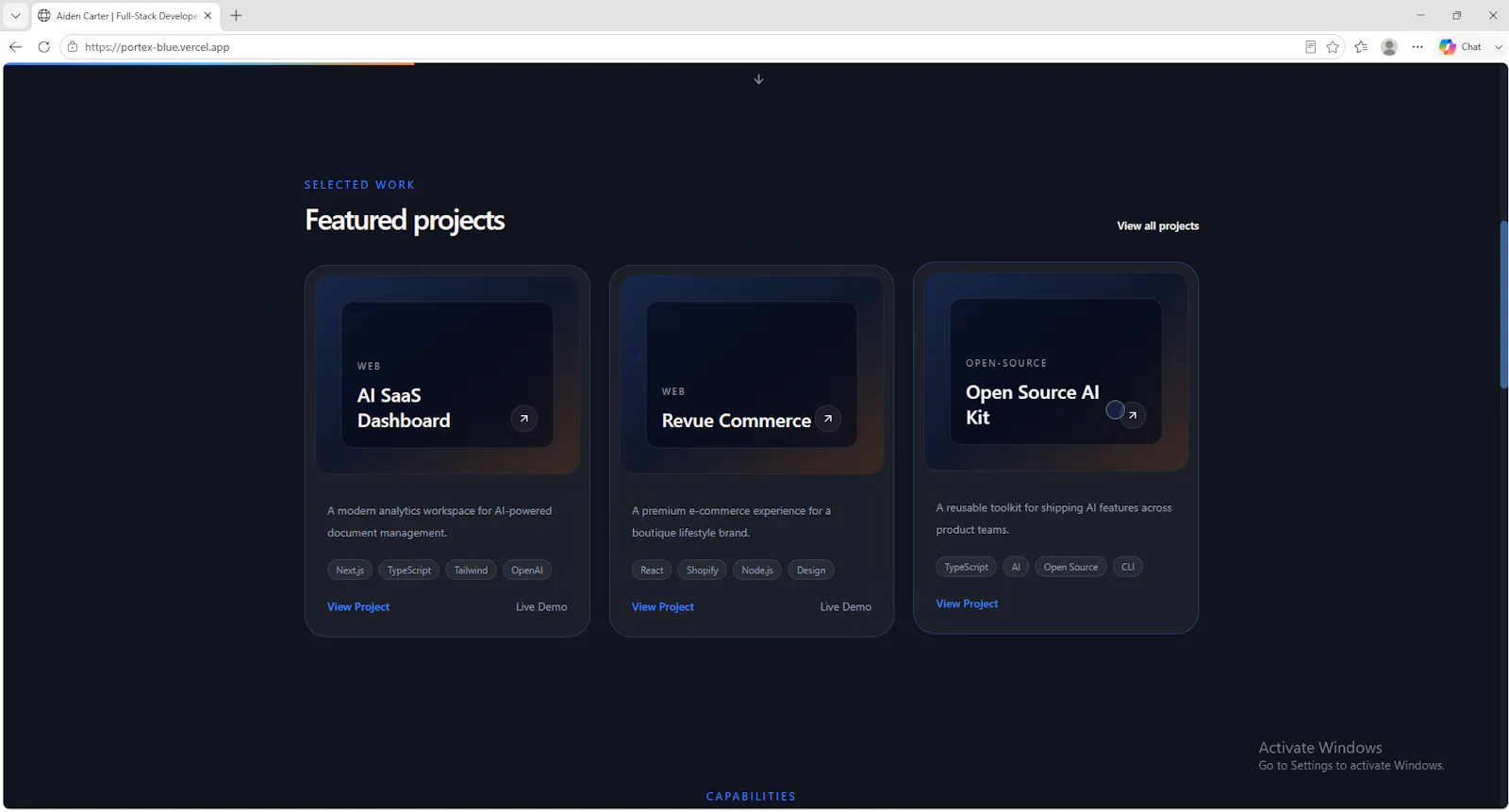 Premium Developer Portfolio Template screenshot 5