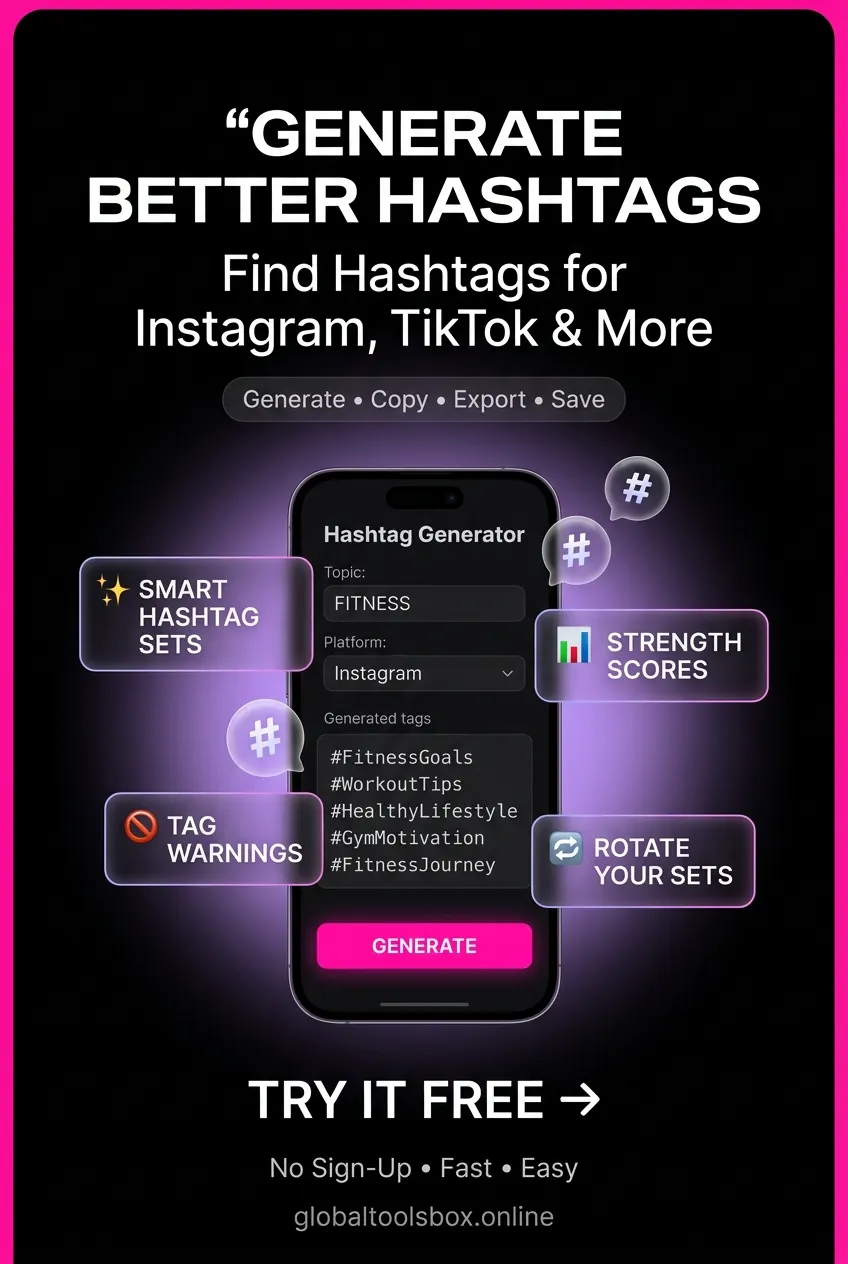 Advance Hashtag Generator Tool gallery image