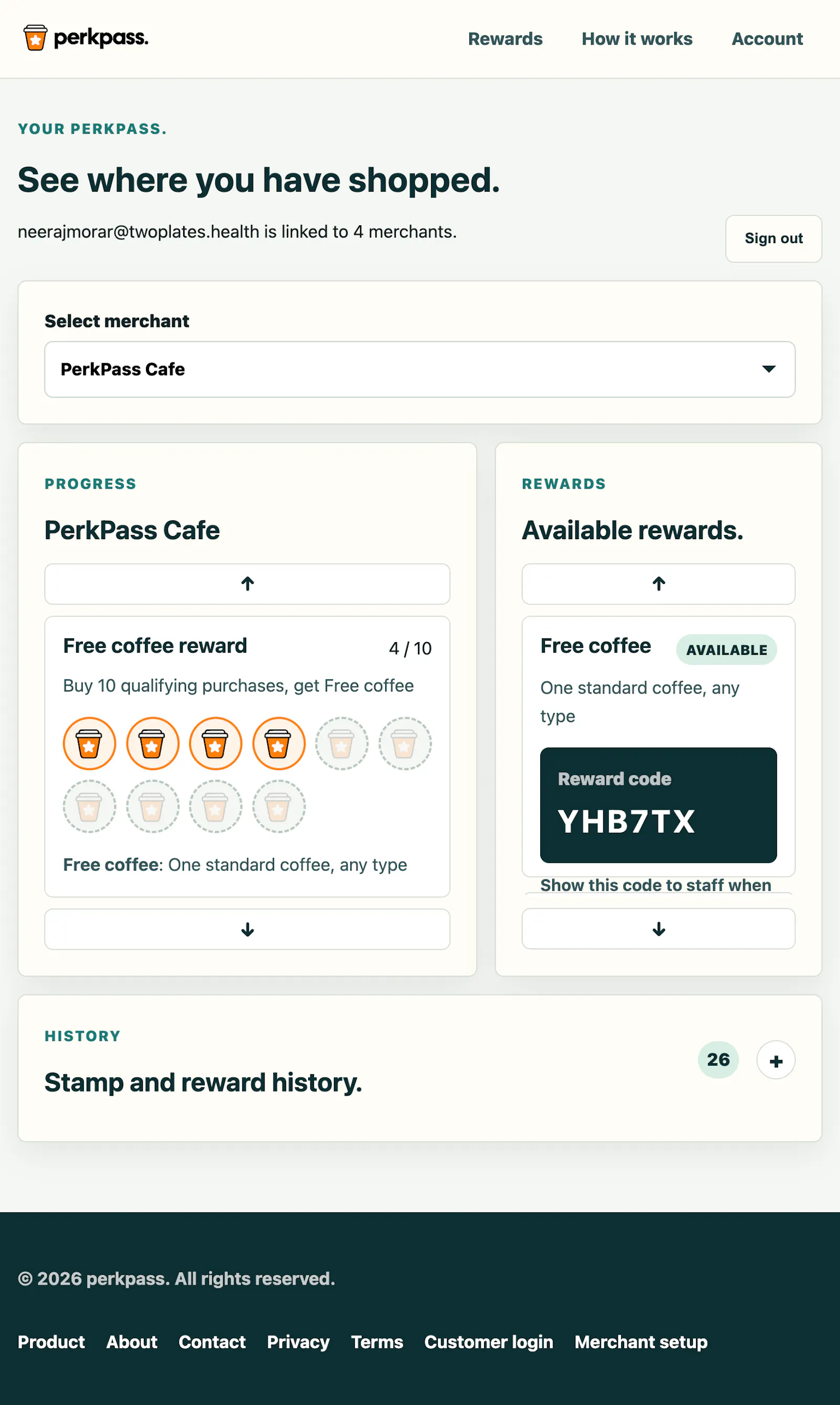 perkpass. screenshot 9