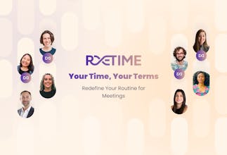 Retime logo: A sleek and professional logo with the brand name &lsquo;Retime&rsquo; written in bold lettering against a light background.