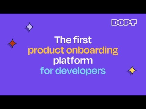 startuptile Dopt-SDKs to build quality product onboarding and education