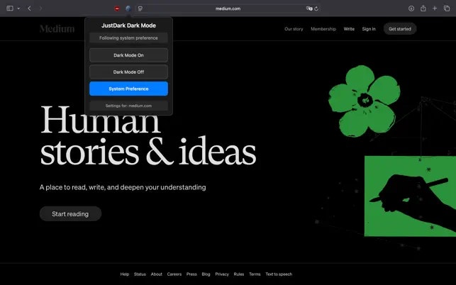 Média Jurydark - Thème sombre oled pour safari 1