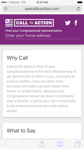 Call To Action gallery image