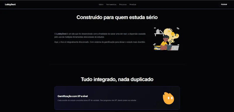LobbyDest — Plataforma de Estudos screenshot 3