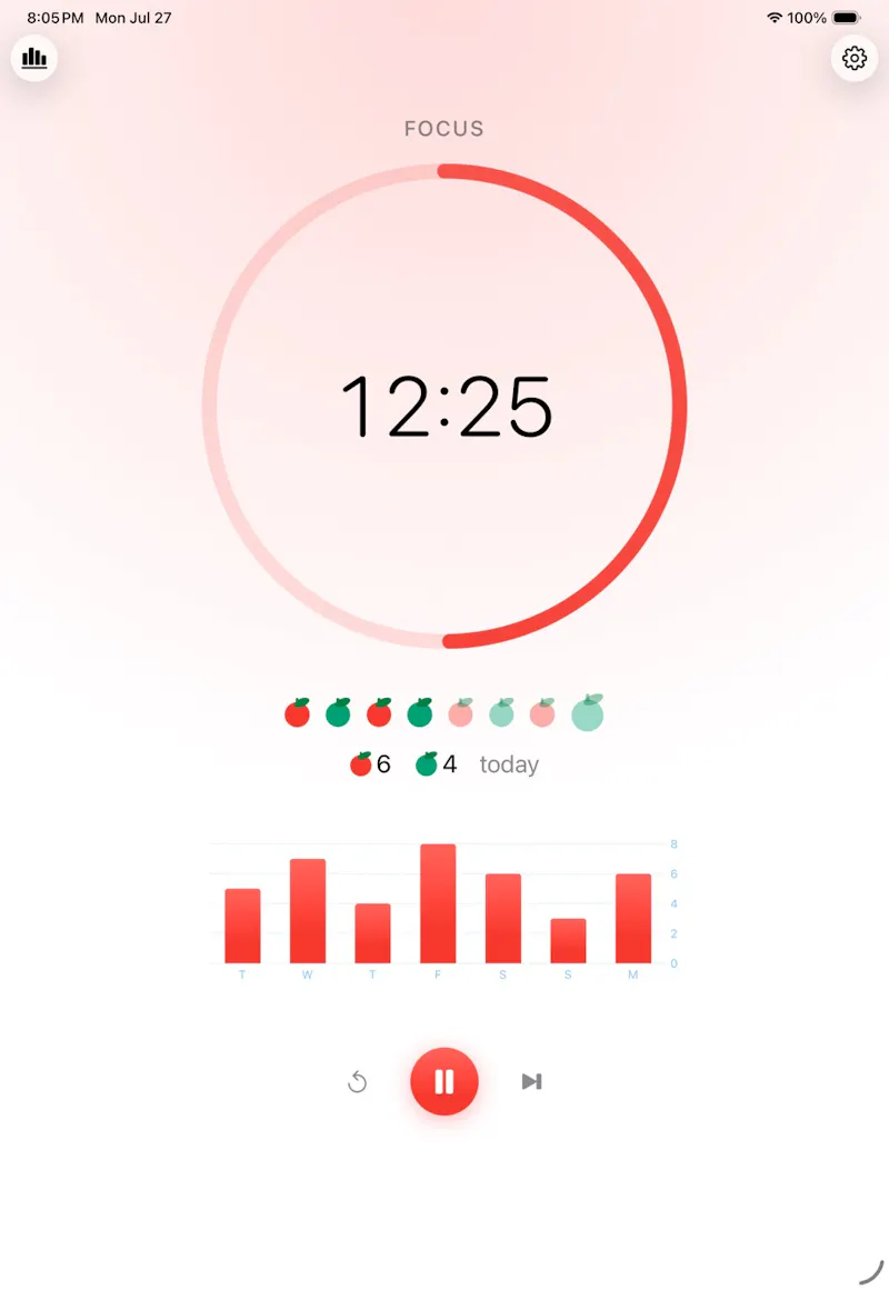 Rossino: A pomodoro timer. screenshot 4