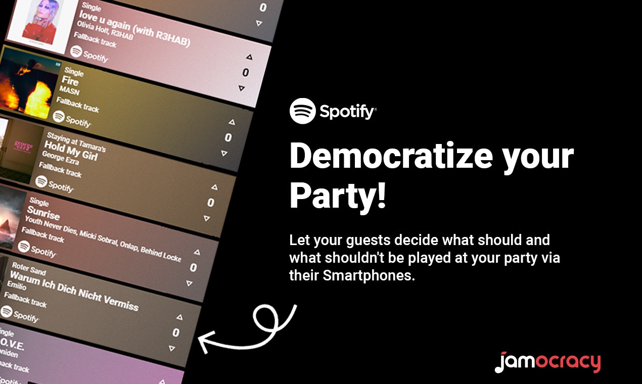 startuptile Jamocracy-Democratize your party playlist!