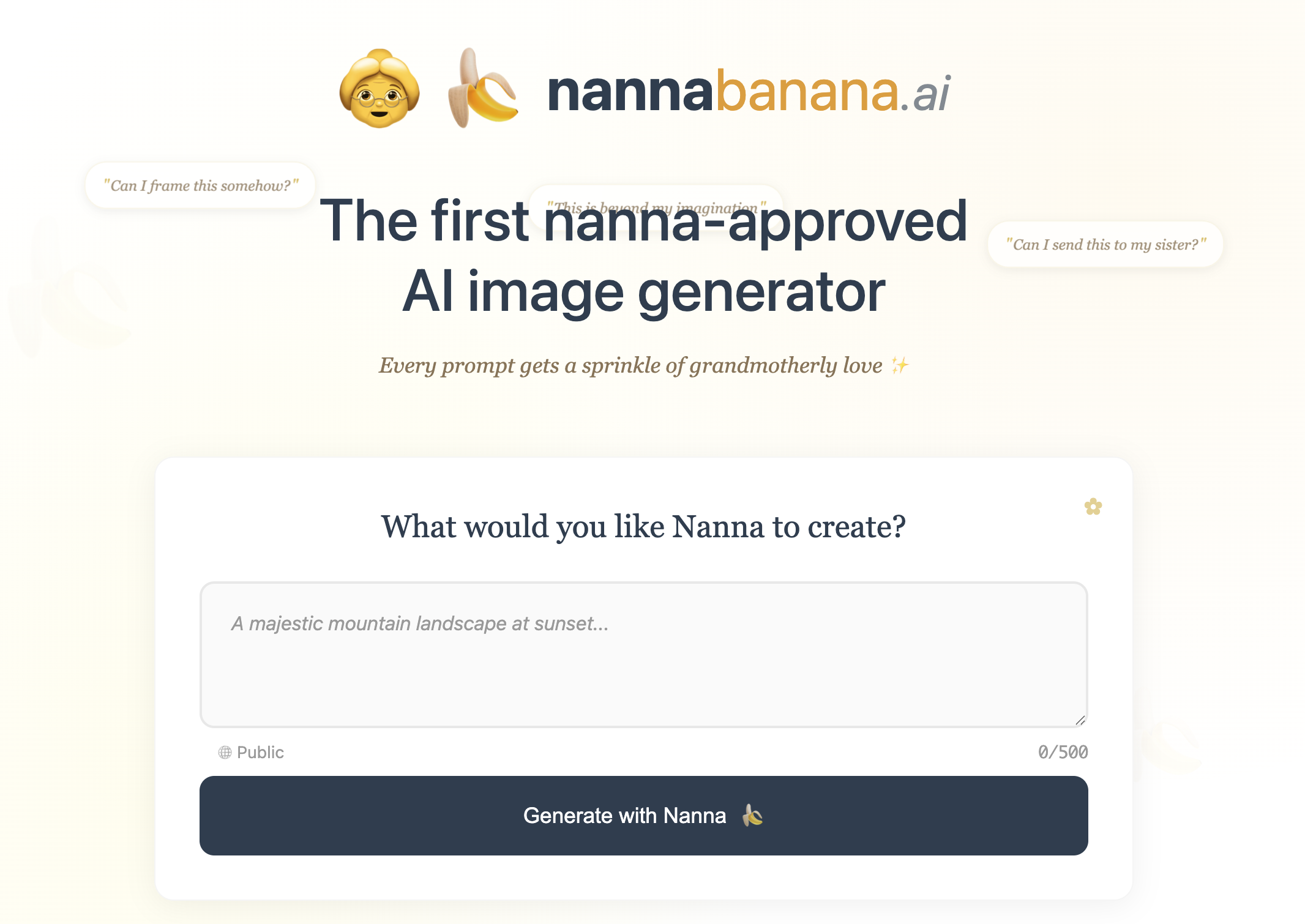 La mia banana - Il primo generatore di immagini approvato da Nanna media 1